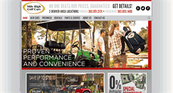 Desktop Screenshot of milehighgolfcars.com